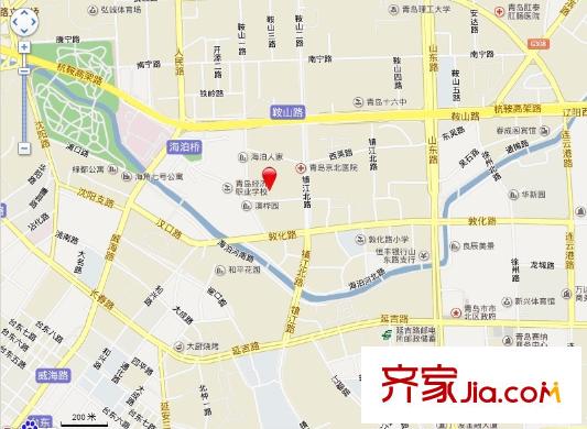 華新園小區(qū)交通圖