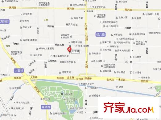 天下城交通圖 