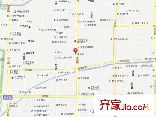 東方首府未來(lái)城交通圖 