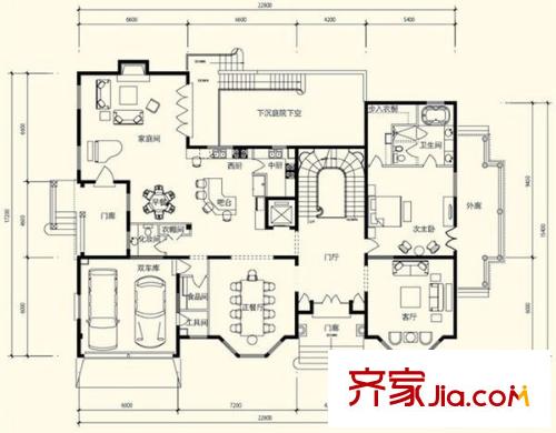 思達大河春天 5室 戶型圖