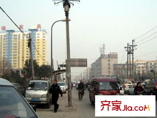 思達大河春天配套圖繁忙的交通