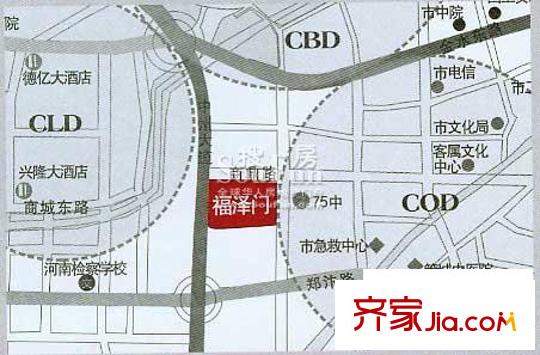 福澤門(mén)交通圖