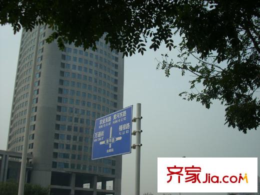 正商?hào)|方港灣配套圖南商都路道路指示牌
