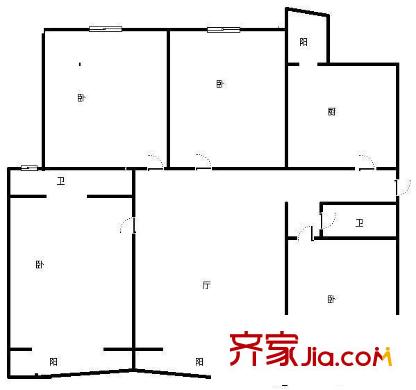 曼哈頓廣場 4室 戶型圖