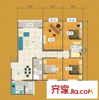 錦繡匯城 4室 戶型圖