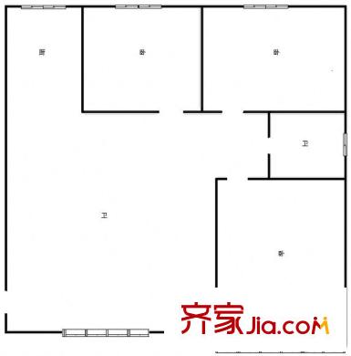 正弘春曉 3室 戶型圖