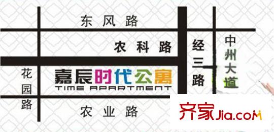 嘉辰時代公寓交通圖