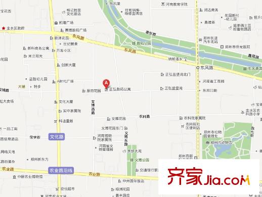 正弘數(shù)碼公寓交通圖 