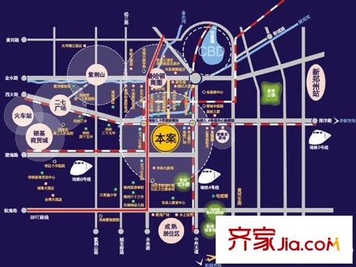 升龍鳳凰城交通圖