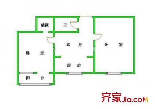 興華苑 戶型圖