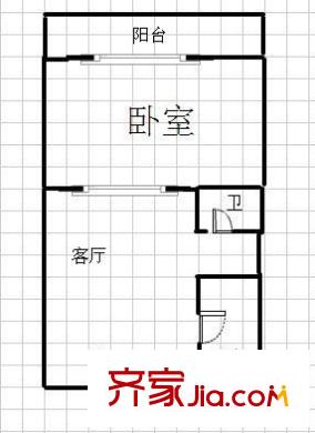 隆基家源戶型圖隆基家園 1室 戶型圖 1室1廳1衛(wèi)1廚