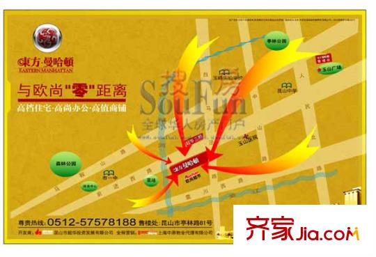 東方曼哈頓交通圖地圖
