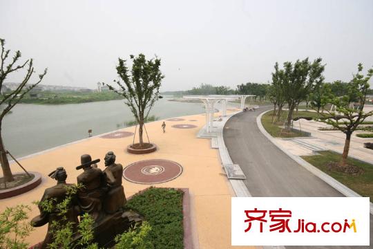東城藍(lán)郡夏駕河景觀帶(2011.04)