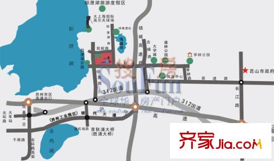 泰泓花園交通圖
