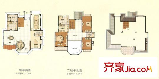 泰泓花園三期紫藤園W戶型 5室2廳4衛(wèi)1廚