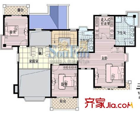 泰泓花園K型 5室3廳3衛(wèi)1廚