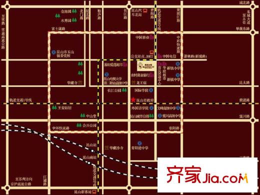 蕭林公館交通圖