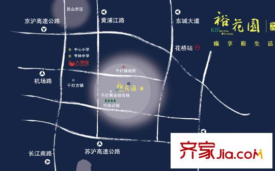 千燈?；▓@交通圖