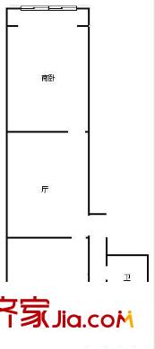 銀鷗新村 2室 戶型圖