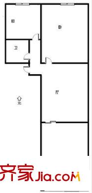 銀鷗新村 2室 戶型圖