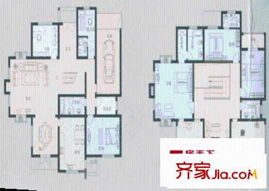 頤湖園別墅 戶型圖
