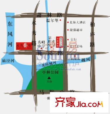 水秀藝墅別墅交通圖