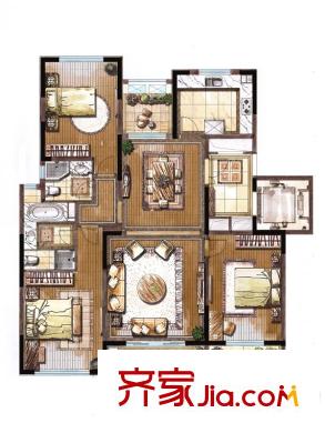 觀林一品11#14#I戶型 3室2廳2衛(wèi)1廚