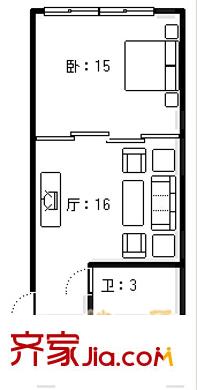 海泊人家 1室1廳 