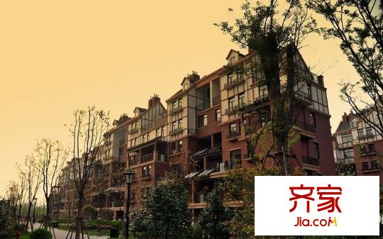 風(fēng)景英倫別墅外景圖昆山 新苑花園別墅 