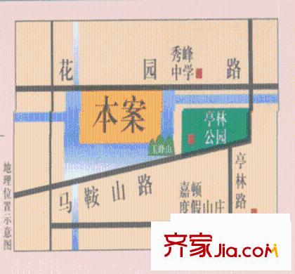 郁金香花園交通圖