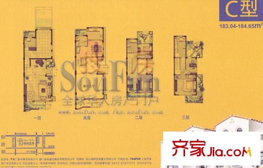 錦繡藍(lán)灣別墅戶型圖錦繡藍(lán)灣 5室 戶型圖 5室3廳3衛(wèi)1廚