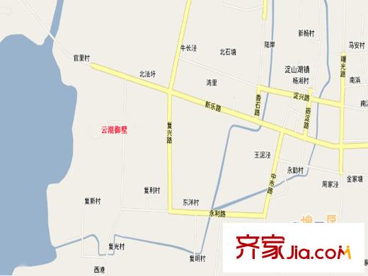 云湖御墅交通圖