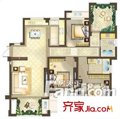 秦峰廣場(chǎng)小區(qū) 戶(hù)型圖