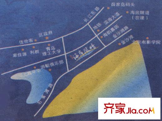 海岸風(fēng)情交通圖