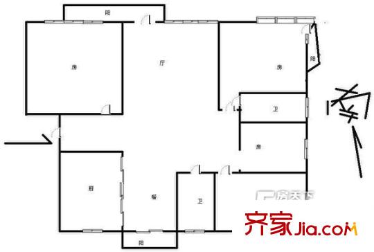 昆山 親和佳苑 戶型圖