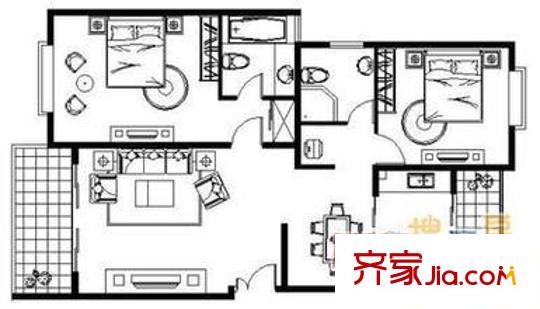 宜家花園 戶型圖
