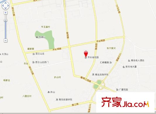 齊長城花園交通圖