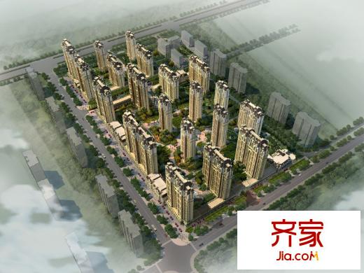 江山麗城外景圖