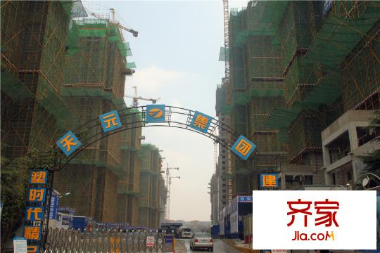 江山麗城工程進(jìn)展（2015.10.22）