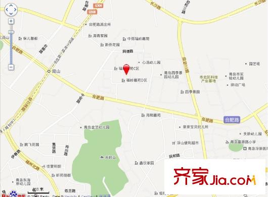 夾嶺溝小區(qū)交通圖