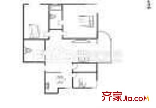 火炬新村 3室 戶型圖