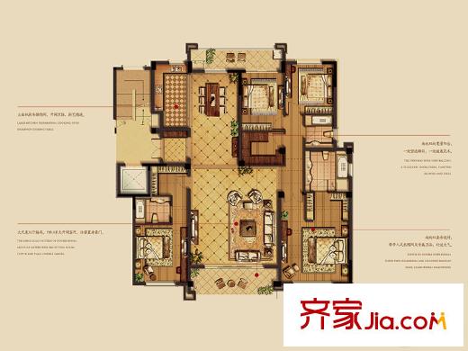 昆玉九里小區(qū)戶型圖昆玉九里  戶型圖 4室2廳3衛(wèi) 4室2廳3衛(wèi)1廚