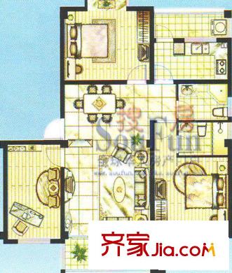 江南春堤 戶型圖