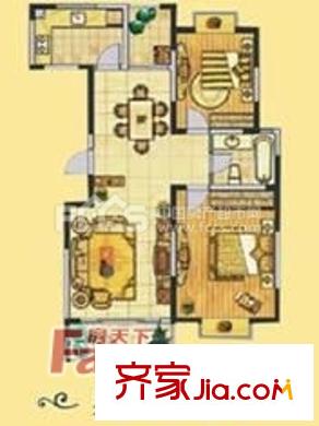 黎明清境 3室 戶型圖