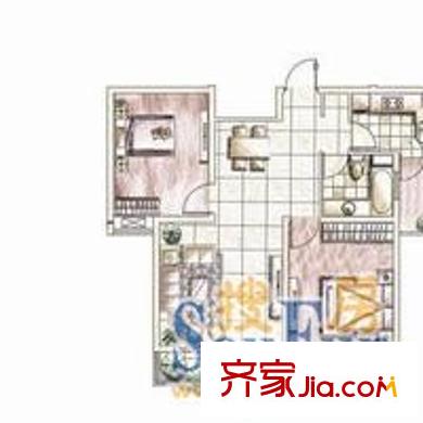 黎明清境 3室 戶型圖