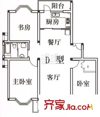 品院戶型圖昆山 品苑 戶型圖 3室2廳2衛(wèi)1廚