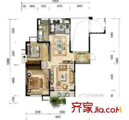 品院戶型圖昆山 品苑 戶型圖 2室2廳1衛(wèi)1廚