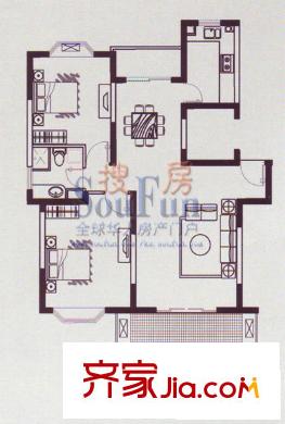 昆山 上海星城 戶型圖