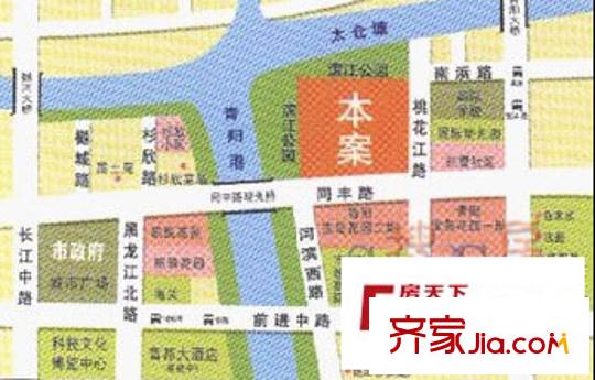 金色港灣交通圖幻燈圖