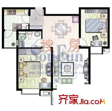 柏廬天下 戶型圖